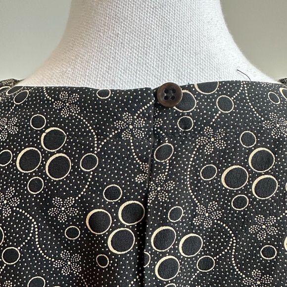 Argenti Silk Blouse Black 14 - Picture 4 of 4